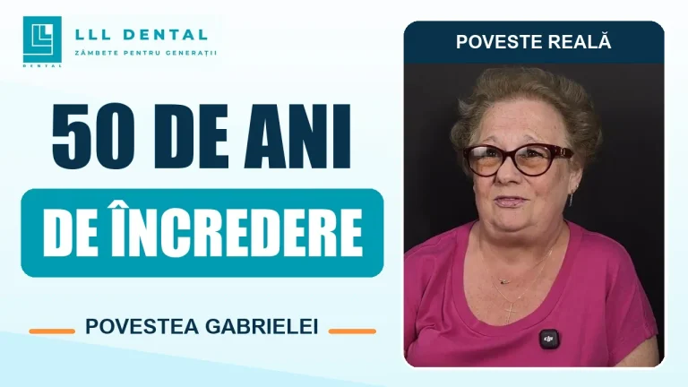50 de ani de încredere la dentist | Povestea Gabrielei Bucătaru