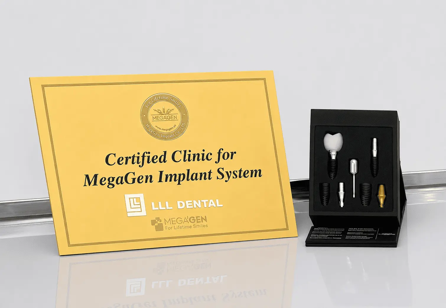certificat implant dentar Megagen